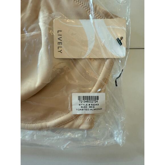 Lively NWT The Minimizer Bra Full Coverage Almond Sz 38G Flexible Underwire - Picture 3 of 3